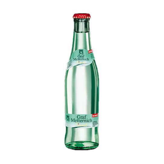 Graf Metternich Finest Mineralwasser 0,25 l Naturelle in der Glasflasche